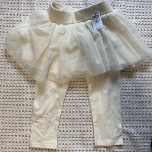 Baby Gap off white tutu pants, never been worn